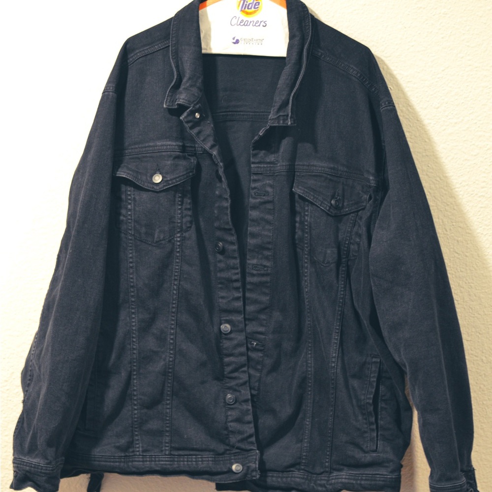 Men's Black Denim Jacket